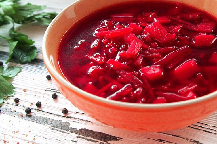 Borsch begetarianoa